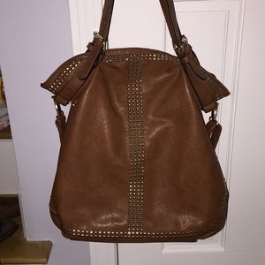Brown and Gold shoulder bag